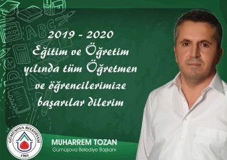 BAŞKAN TOZAN' DAN 2019-2020 EĞİTİM ve ÖĞRETİM YILI MESAJI
