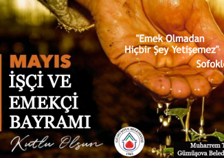 BAŞKAN TOZAN' IN 1 MAYIS İŞÇİ BAYRAMI MESAJI
