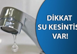 SU HATTINDA MEYDANA GELEN ARIZA GİDERİLDİ