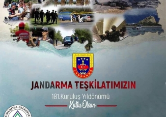 BAŞKAN TOZAN' IN JANDARMA TEŞKİLATI KURULUŞ YIL DÖNÜMÜ MESAJI