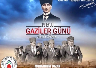 BAŞKAN TOZAN' IN 19 EYLÜL GAZİLER GÜNÜ MESAJI