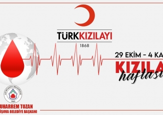 BAŞKAN TOZAN' IN KIZILAY HAFTASI MESAJI