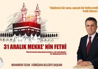 BAŞKAN TOZAN' IN MEKKE' NİN FETİH YIL DÖNÜMÜ MESAJI