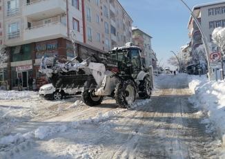 KAR İLE MÜCADELE ÇALIŞMALAR ARALIKSIZ DEVAM EDİYOR