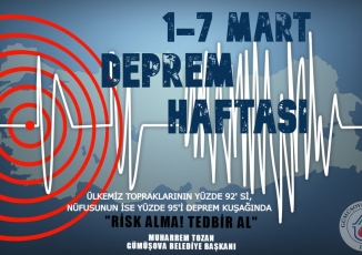 BAŞKAN TOZAN' IN DEPREM HAFTASI MESAJI