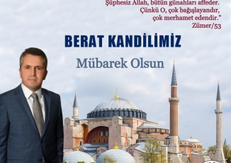 BAŞKAN TOZAN' IN BERAT KANDİLİ MESAJI