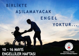 BAŞKAN TOZAN' IN ENGELLİLER HAFTASI MESAJI
