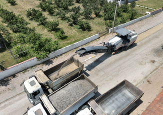 CUMHURİYET CADDESİ ASFALT YENİLEME PROJESİ BAŞLADI