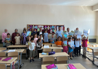 ÖĞRENCİLERİMİZİN KARNE HEYECANINA ORTAK OLDUK